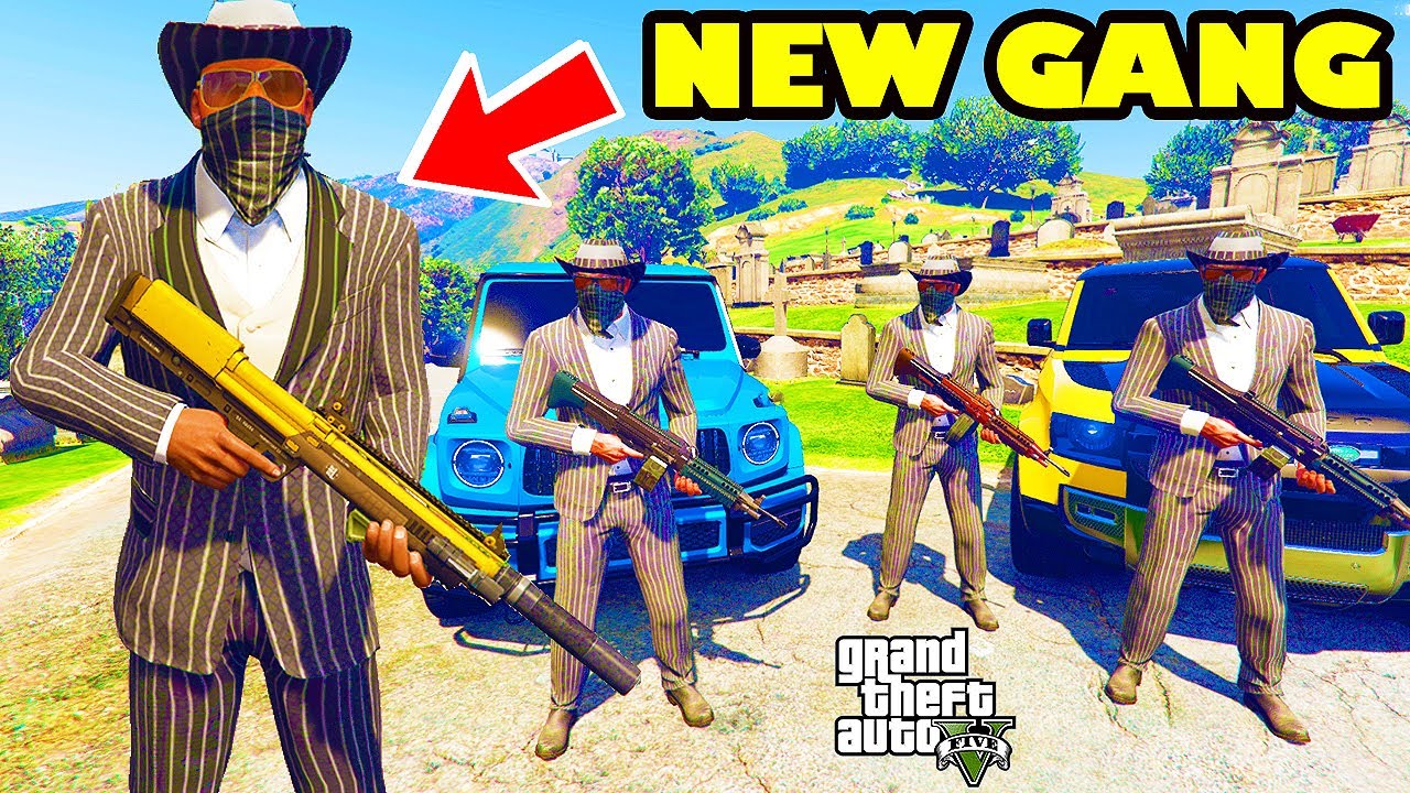 Franklin Make THE NEW GANG and Become Biggest Gangster of LOS SANTOS in GTA 5 | SHINCHAN and CHOP