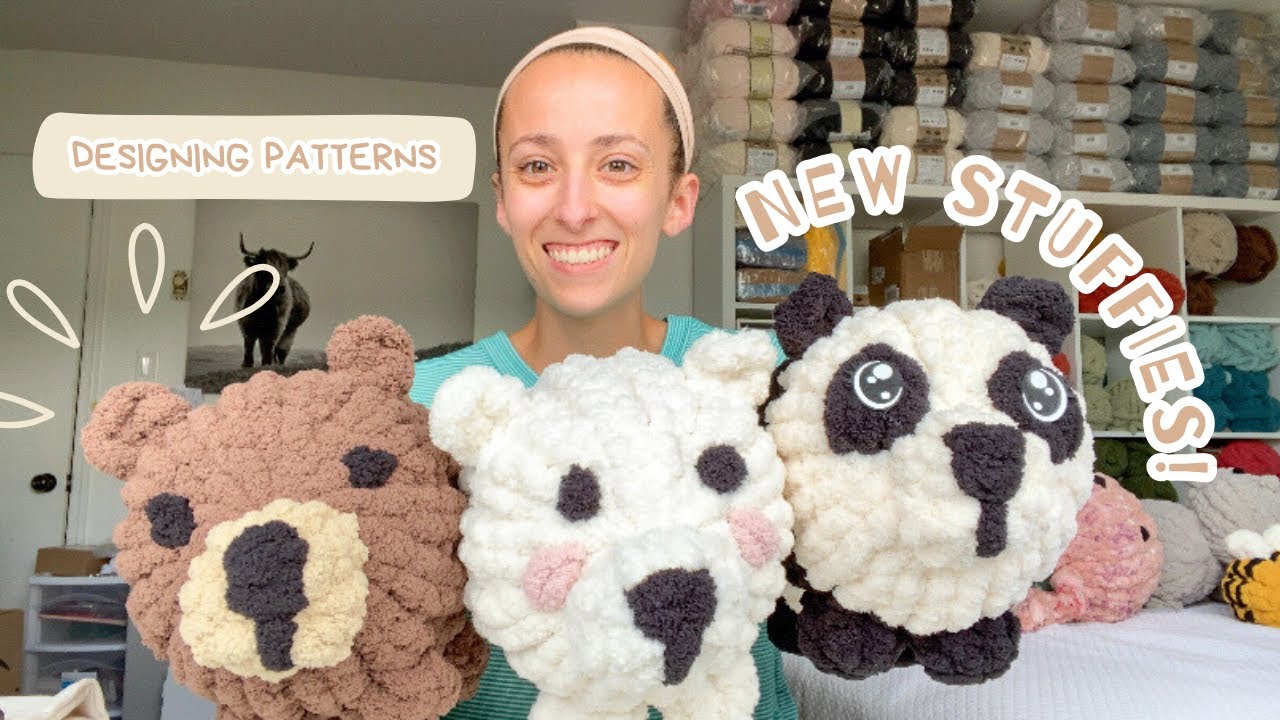 NEW STUFFIES & THE DESIGN PROCESS | DESIGNING HAND KNIT STUFFIE PATTERNS