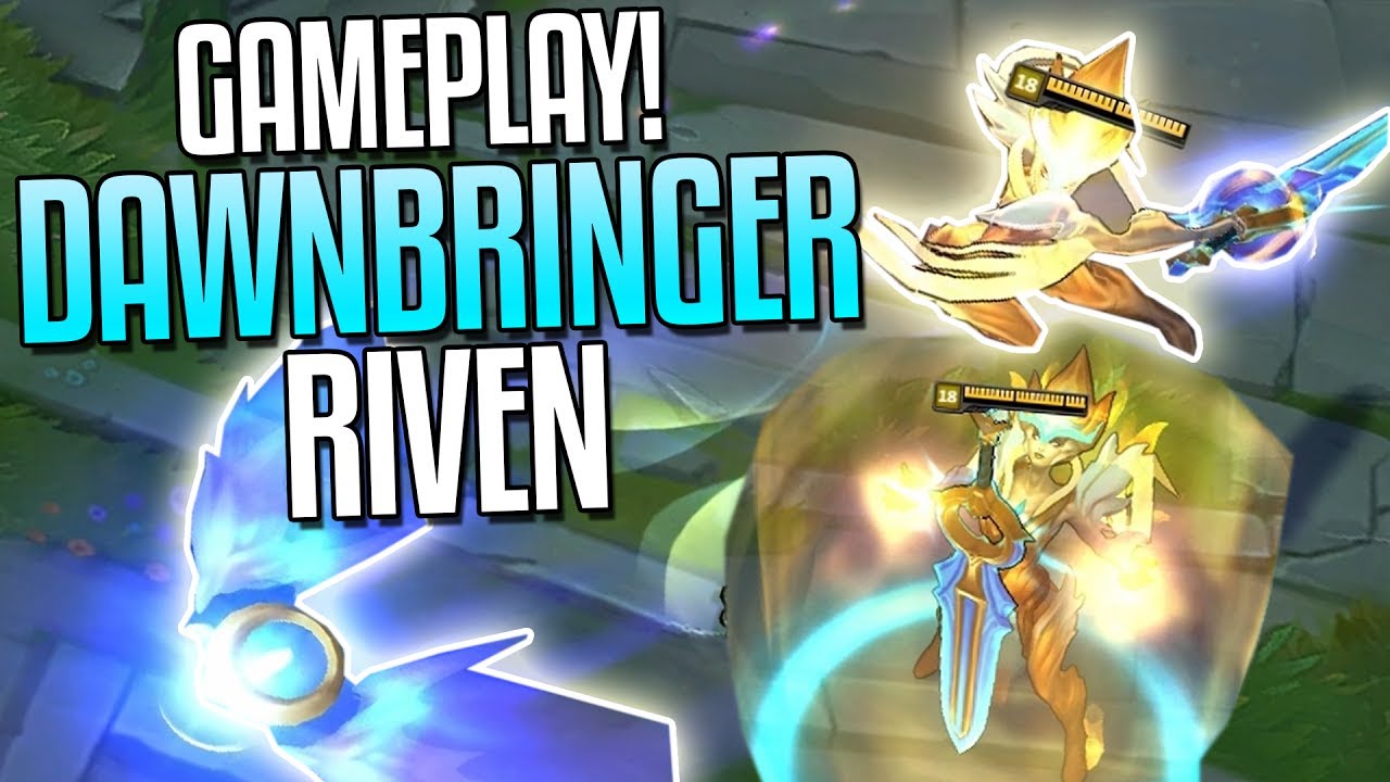 DAWNBRINGER RIVEN SKIN GAMEPLAY!! Her Ult..WOW.. | Skin Spotlight - League of Legends