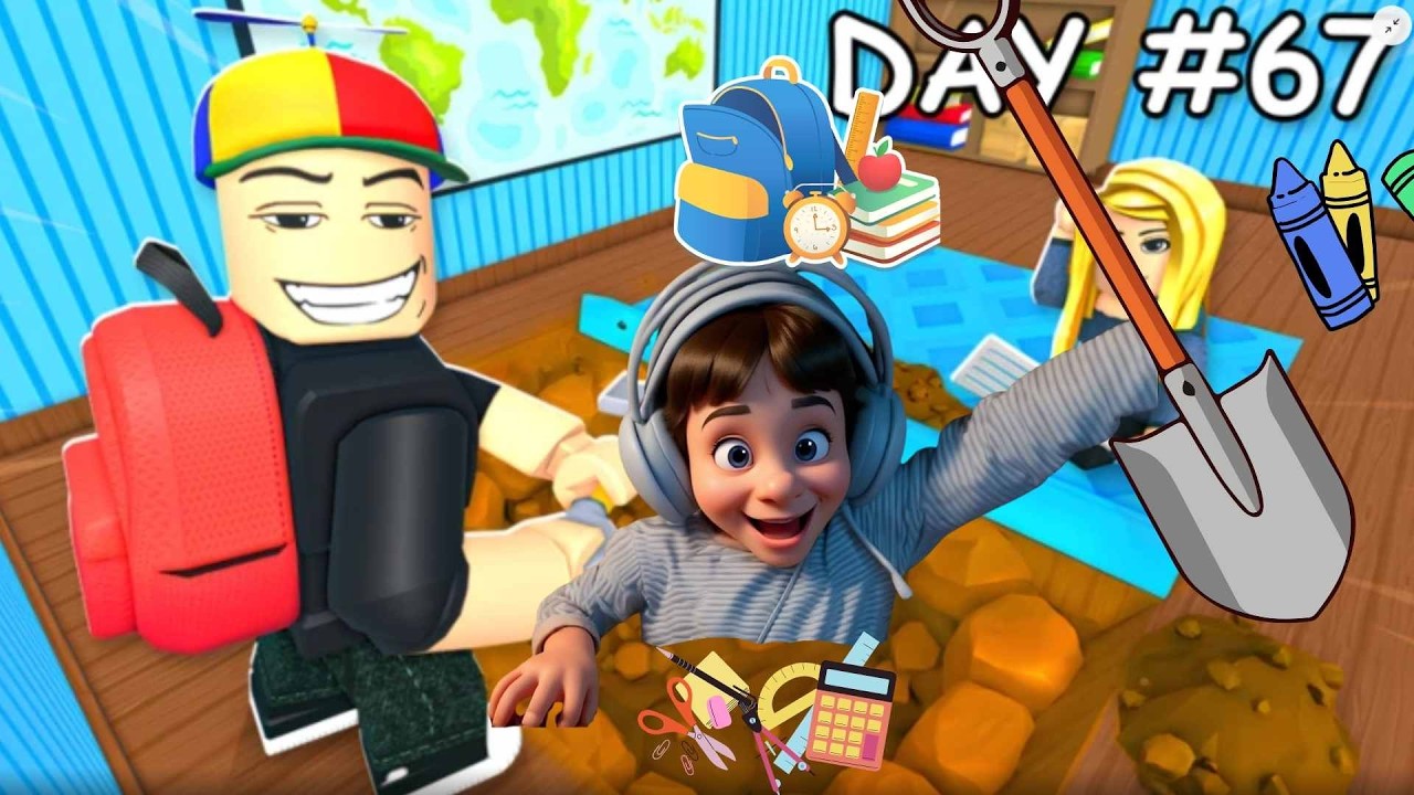 АЛИСА КОПАЕТ ШКОЛУ В ROBLOX! 😱 Сможет найти выход? 🚧🎮