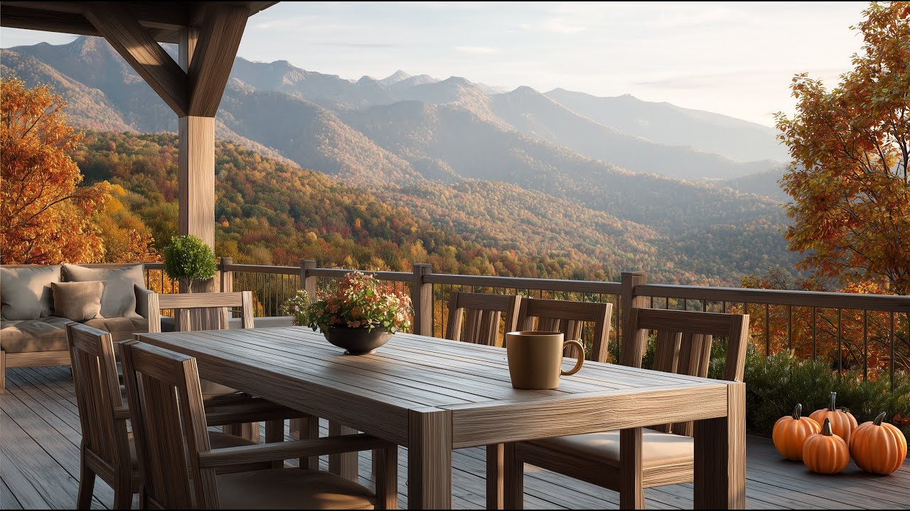 Lofi Cozy Fall Mornings #23 🍁☕️ With Nature Ambience Sounds
