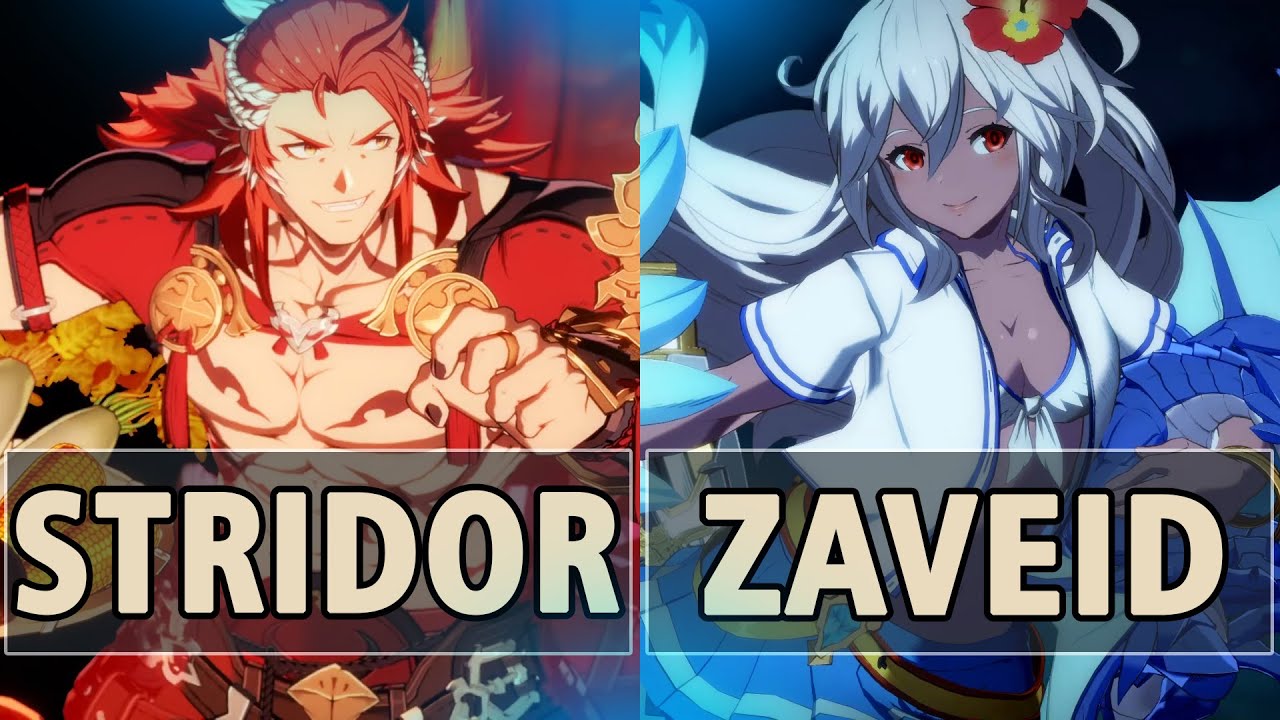 GBVSR:🔥STridor (Wilnas) Vs Zaveid (Zooey Arbitrator of the Shore)🔥| High Level Gameplay.