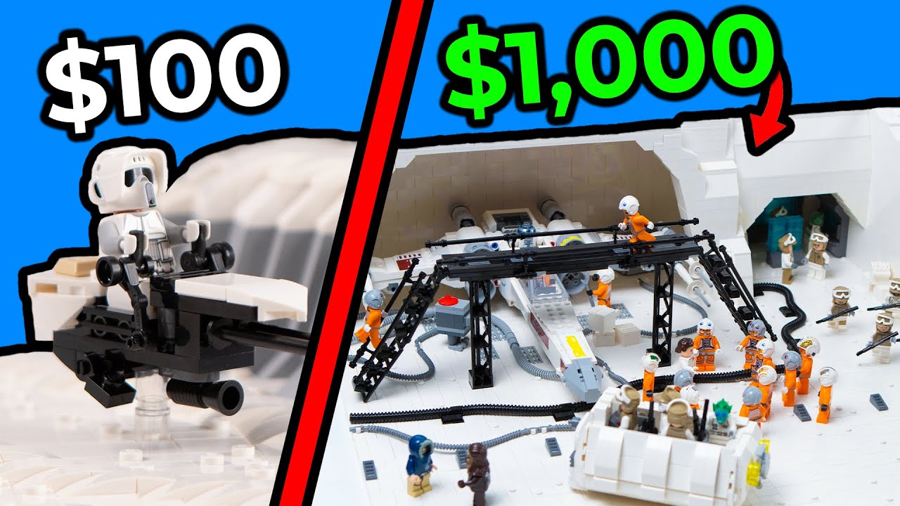 I Built Hoth in LEGO for $100 and $1,000
