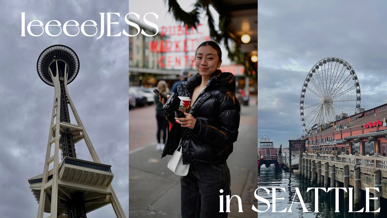 SEATTLE TRAVEL VLOG | first travel of 2023, lots of starbucks, chowder, din tai fung, being tourists
