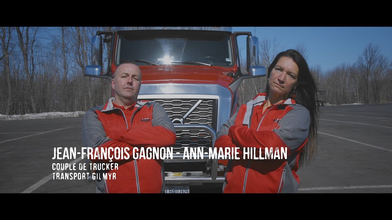 Un couple camionneurs - Transport Gilmyr | Trucker pour la vie