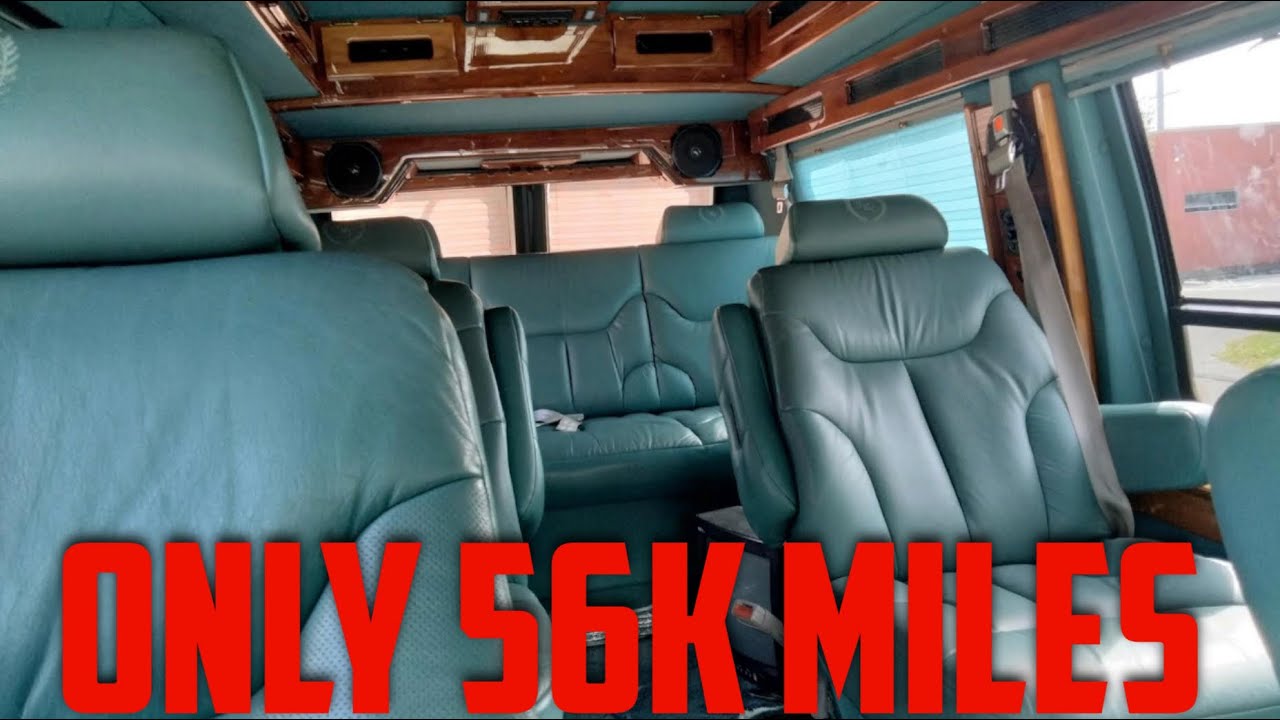 Ultimate Luxury van 1995 Chevy g20 TMC conversion van. My new family vehicle.