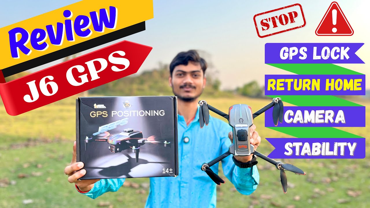 J6 GPS Drone Honest Review 😞 Flight Mein Kya Problem Aayi? | J6 GPS Review  Return to Home Fail? 😱