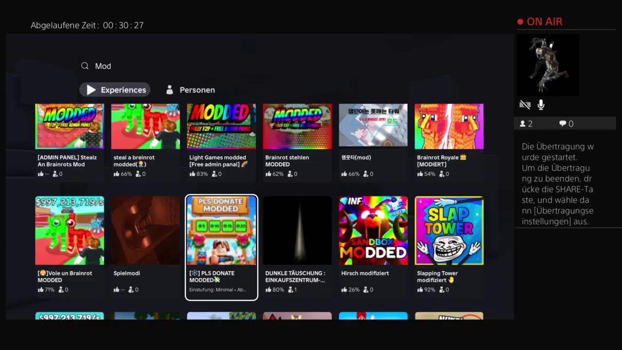 Roblox verschiedene games