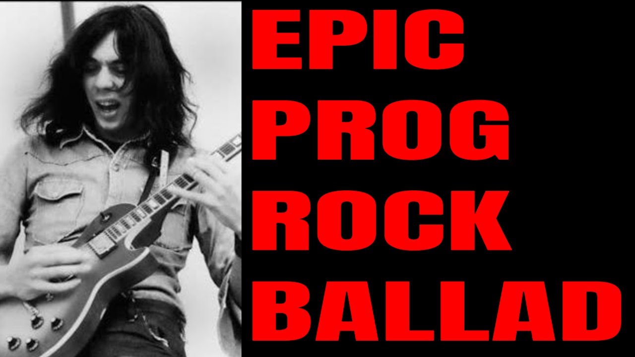Rock Ballad Guitar Jam Track in D Minor  | Classic Prog Backing Track