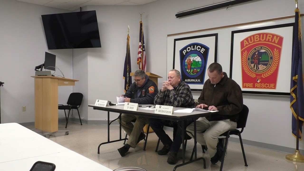 AUBURN POLICE COMMISSION 03/03/2026