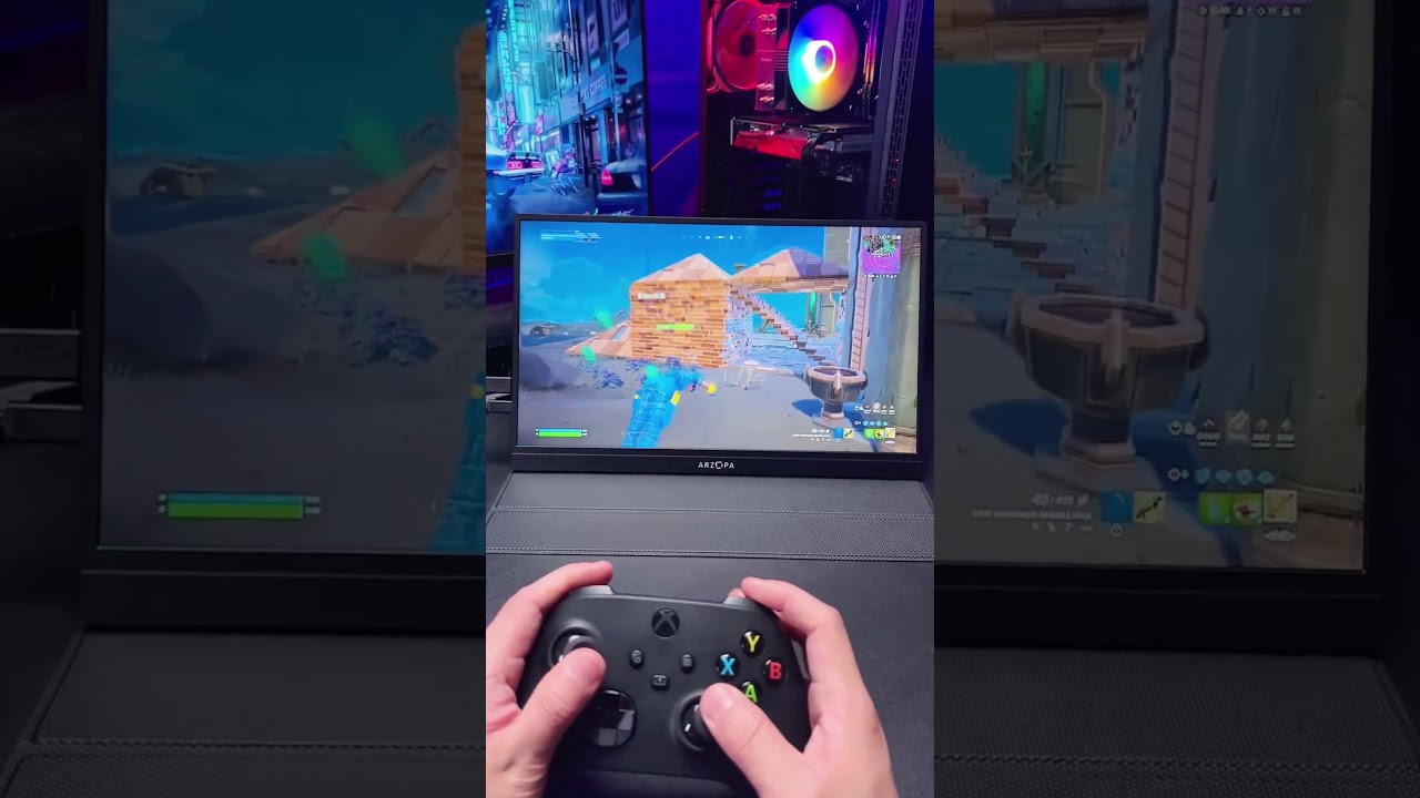 The S1 is our only portable monitor with a leather case