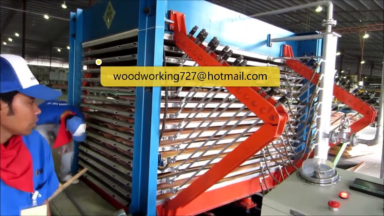 Hot Press dryer For Long or Short Core Veneer