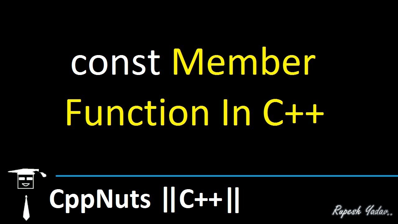 Функция-член Const в C++