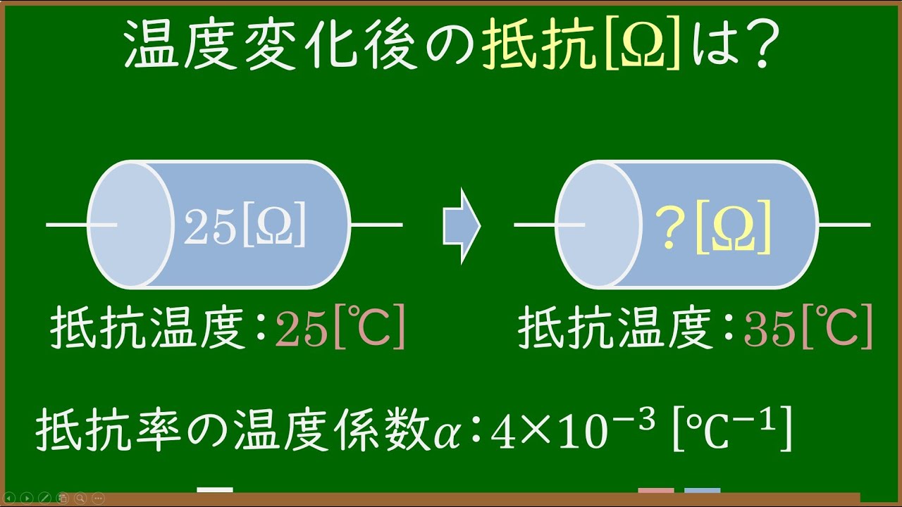 【電験三種一問一答】抵抗率の温度係数（理論/電磁理論/電流と抵抗）