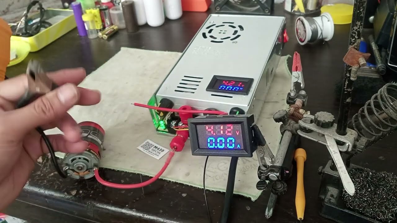 วิธีต่อ โวลมิเตอร์แอม 100V 10A พร้อมต่อโหลด+วัตต์