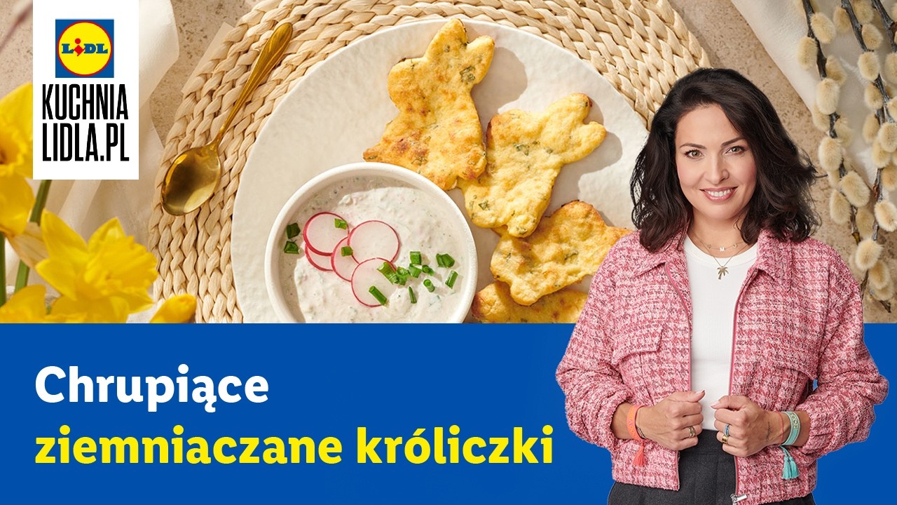 Ziemniaczane zajączki z wiosennym dipem | Kinga Paruzel & Kuchnia Lidla