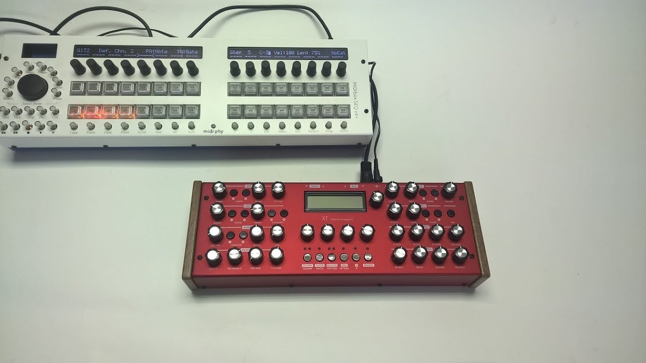 Shruthi XT with Polivoks filter factory patch review.