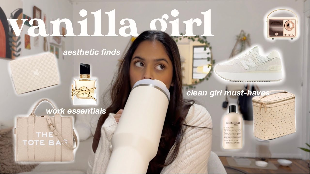 2023 vanilla girl favorites 🤍✨✉️🎧