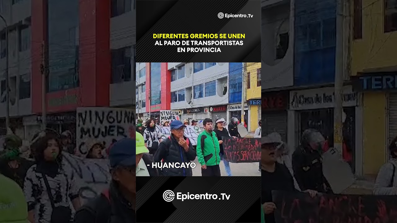 🚨#ParoNacional | Diferentes gremios se unen al paro de transportistas en provincia