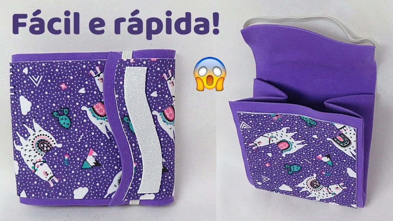 Como fazer carteira de EVA (fácil e sem costura) | Pricity