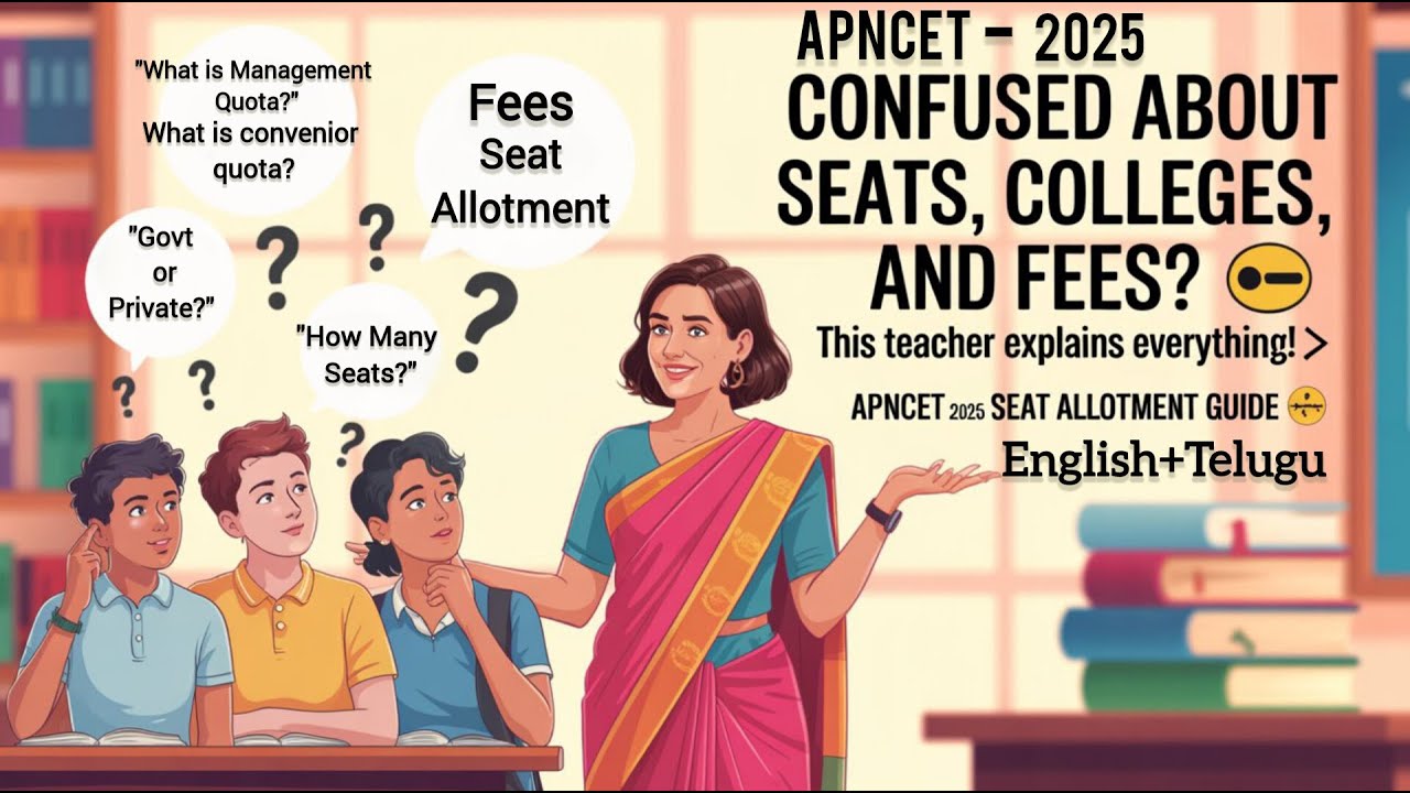 APNCET 2025Seat Matrix🔥Govt vs Private BScNursing Colleges🏥Seats,Fees&Counselling Clarity in Telugu!