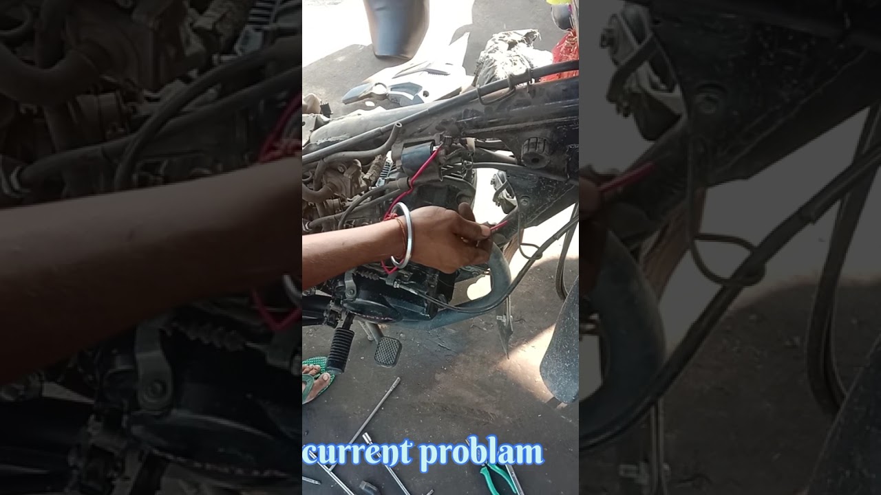 Honda sp shine current problem 🧑&zwj;🔧|⚡ 5 min main solve😱 💯| bs4 @# Machanic boy
