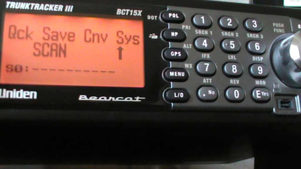 MilAir Air Band scanner Uniden BCT15X