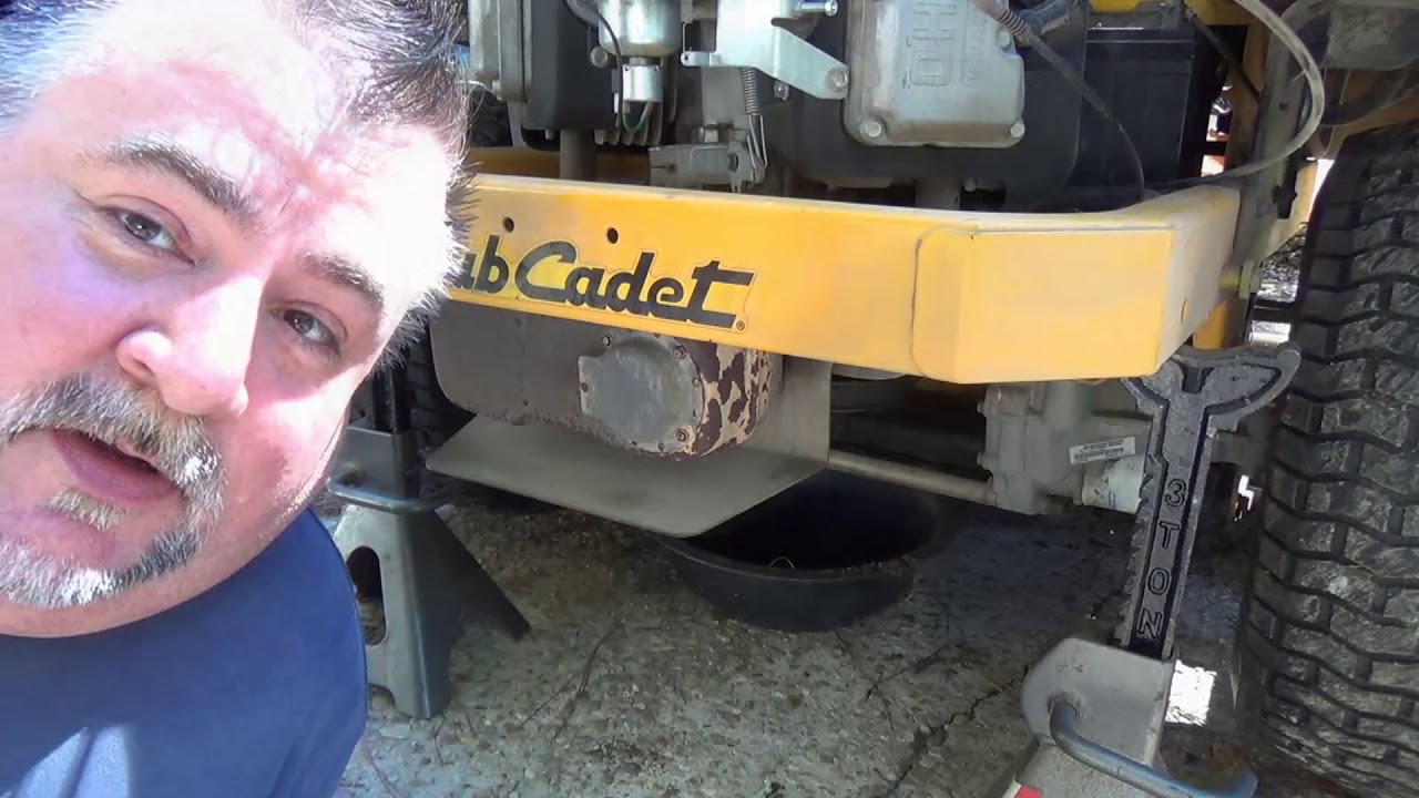 Как заменить жидкость в гидротрансмиссии RZT Cub Cadet