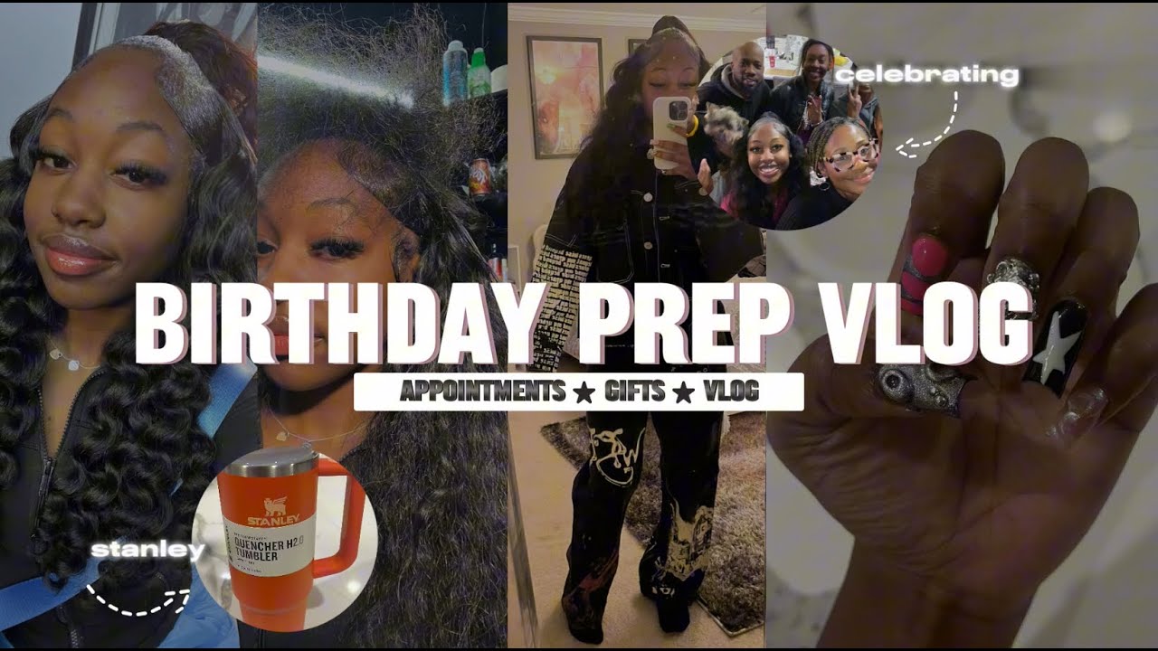 18TH BIRTHDAY PREP + VLOG | HAIR, LASHES, NAILS, SHOPPING, ETC.