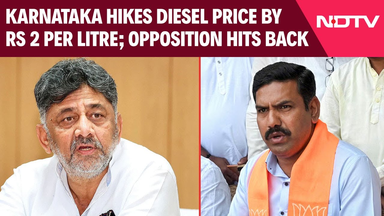 Karnataka Fuel Price Hike | Karnataka Hikes Diesel Price By Rs 2 Per Litre; Opposition Hits Back