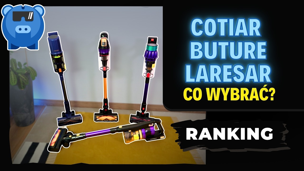 RANKING odkurzaczy pionowych z AliExpress 🏆🥈🥉 - Laresar vs Cotiar vs Buture