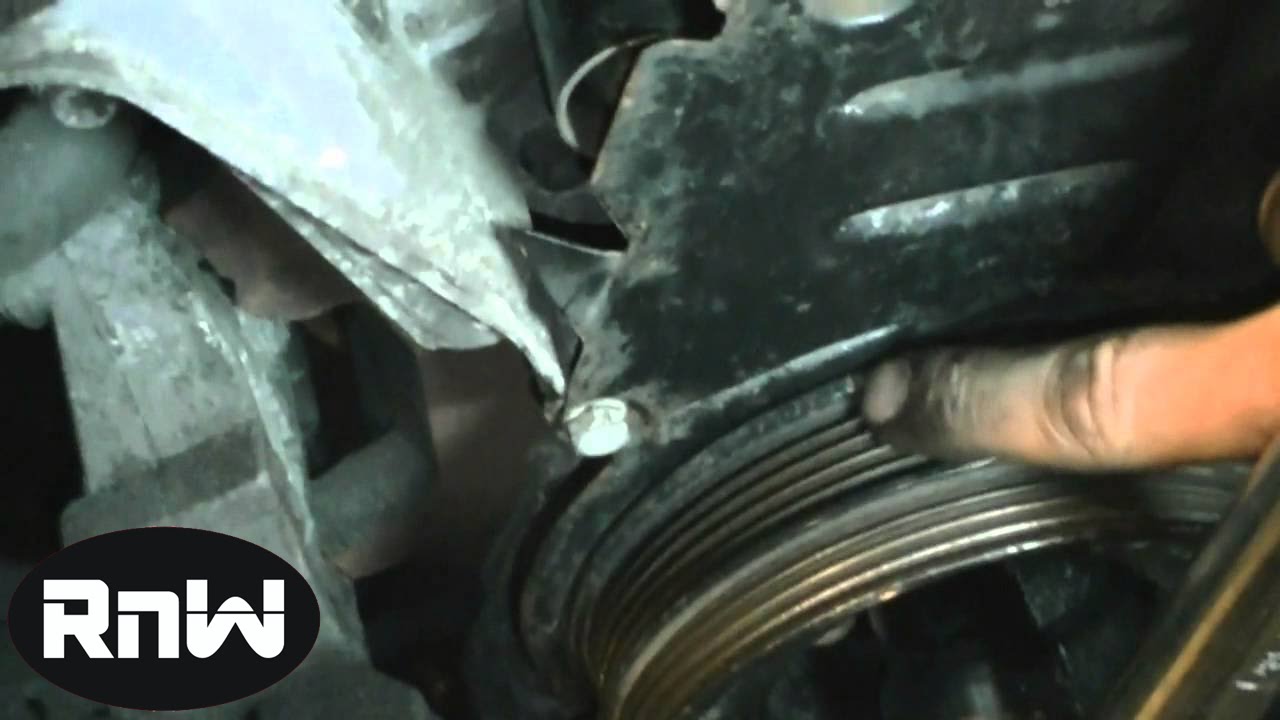 Как заменить ремень ГРМ на двигателе VW Passat Audi 1 8L Turbo 2004 года, часть 2