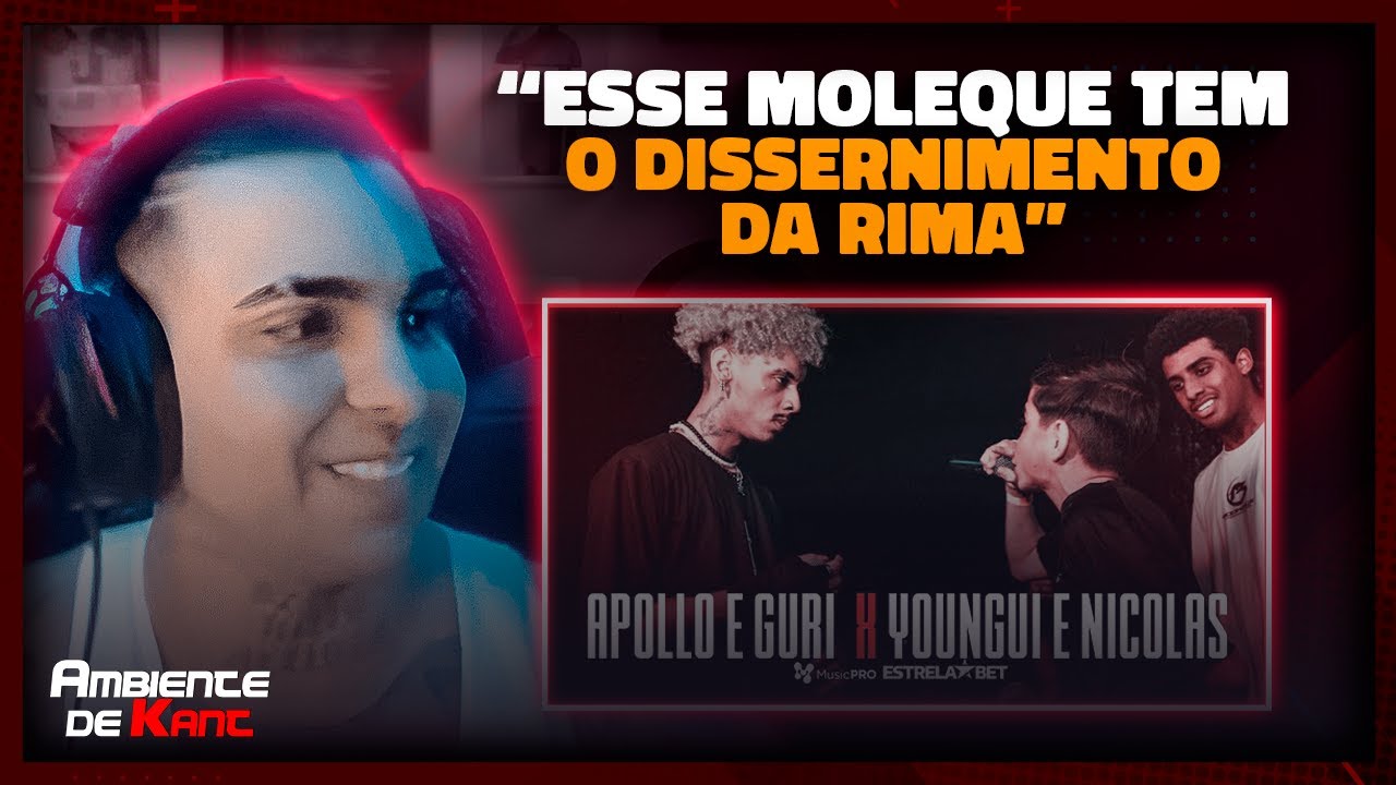 KANT REAGE A (MENOR AVAN&Ccedil;ADO) YOUNGUI E NICOLAS X APOLLO E GURI | Ambiente de Kant