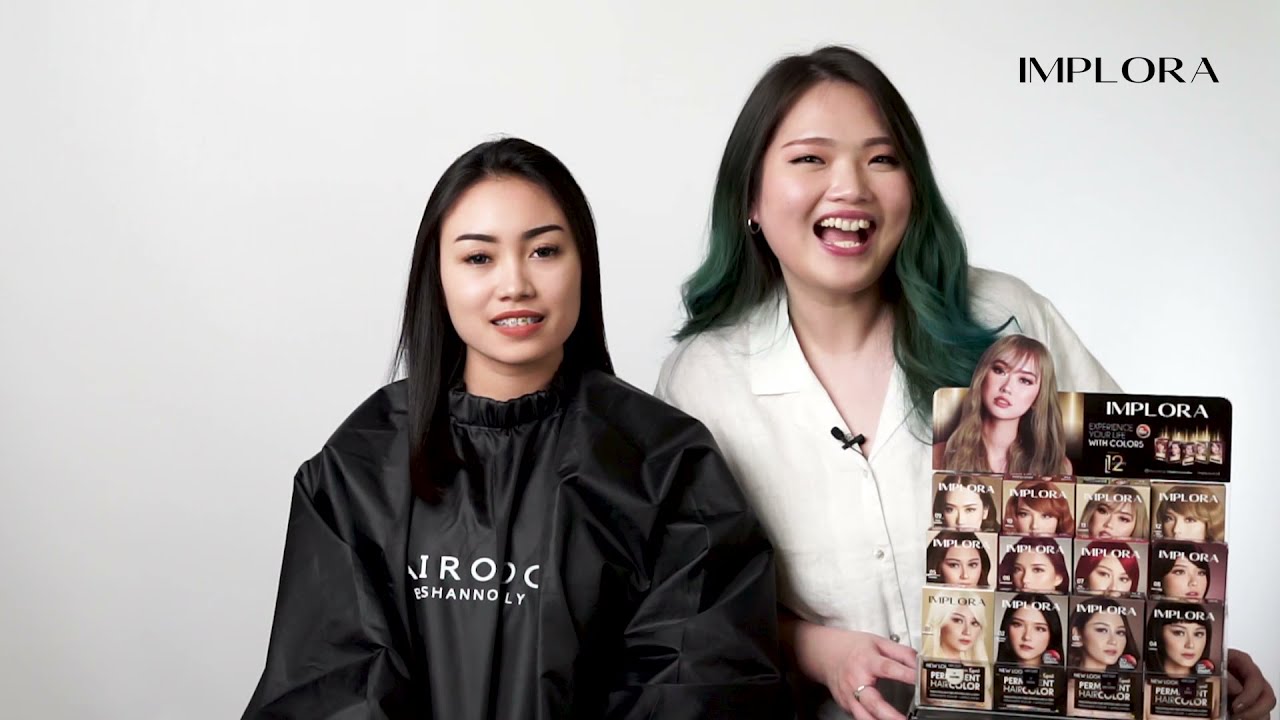 Tutorial Mewarnai Rambut TANPA BLEACHING Pakai Implora Hair Color