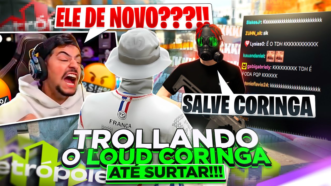TROLLANDO O LOUD CORINGA NA METROPOLE RP COM MOD MENU NO FIVEM/GTA RP - ECLYPSE MENU