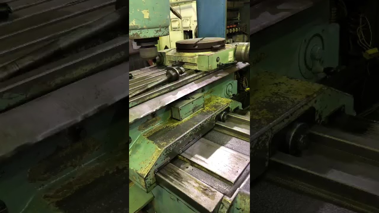 Видео в работе Heckert FU 400 Y/2 Широкоуниверсальный фрезерный станок