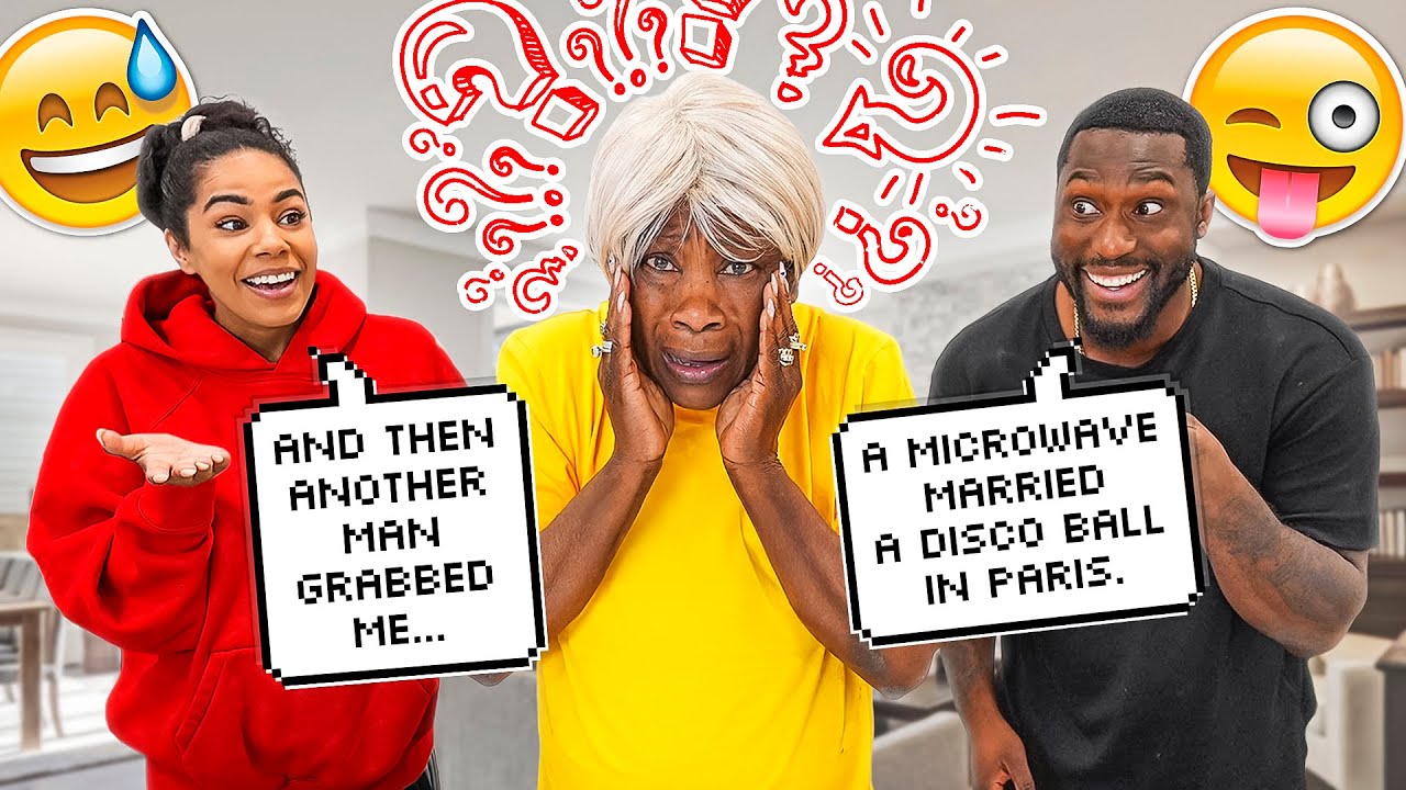 Telling My Angry MOM A Story That DOESN'T MAKE SENSE *PRANK* HILARIOUS!