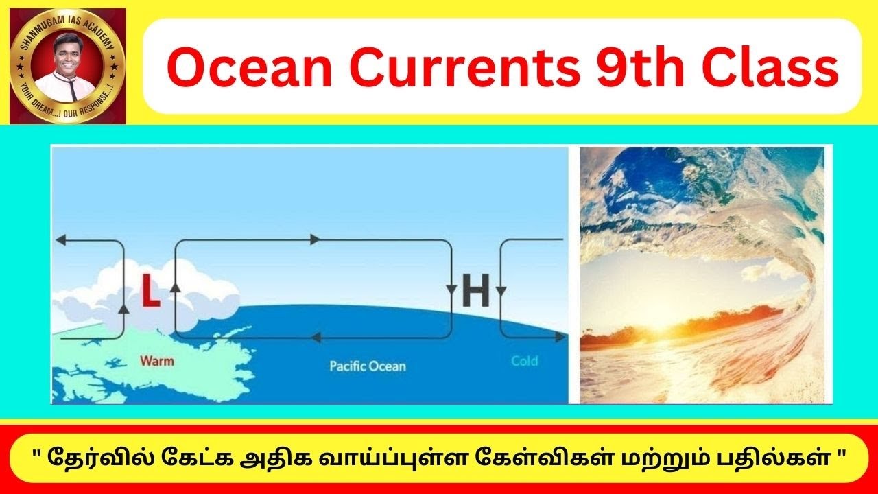 TNPSC | Group 4/VAO | Group 1 | Group 2  | Ocean Currents 9th Class - What Are Currents In The Ocean