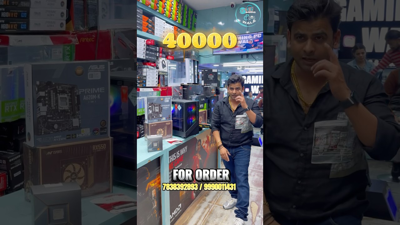 Best Budget Rs-40000 मैं Full Gaming Pc Setup 🎮🚀 | Gaming apc Wala | #gamingpcwala #pcsetup