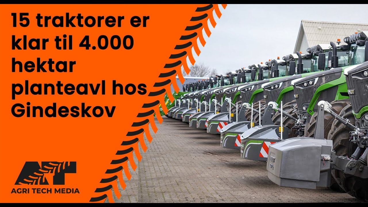 🇩🇰 15 nye traktorer er klar til 4.000 hektar planteavl hos Gindeskov