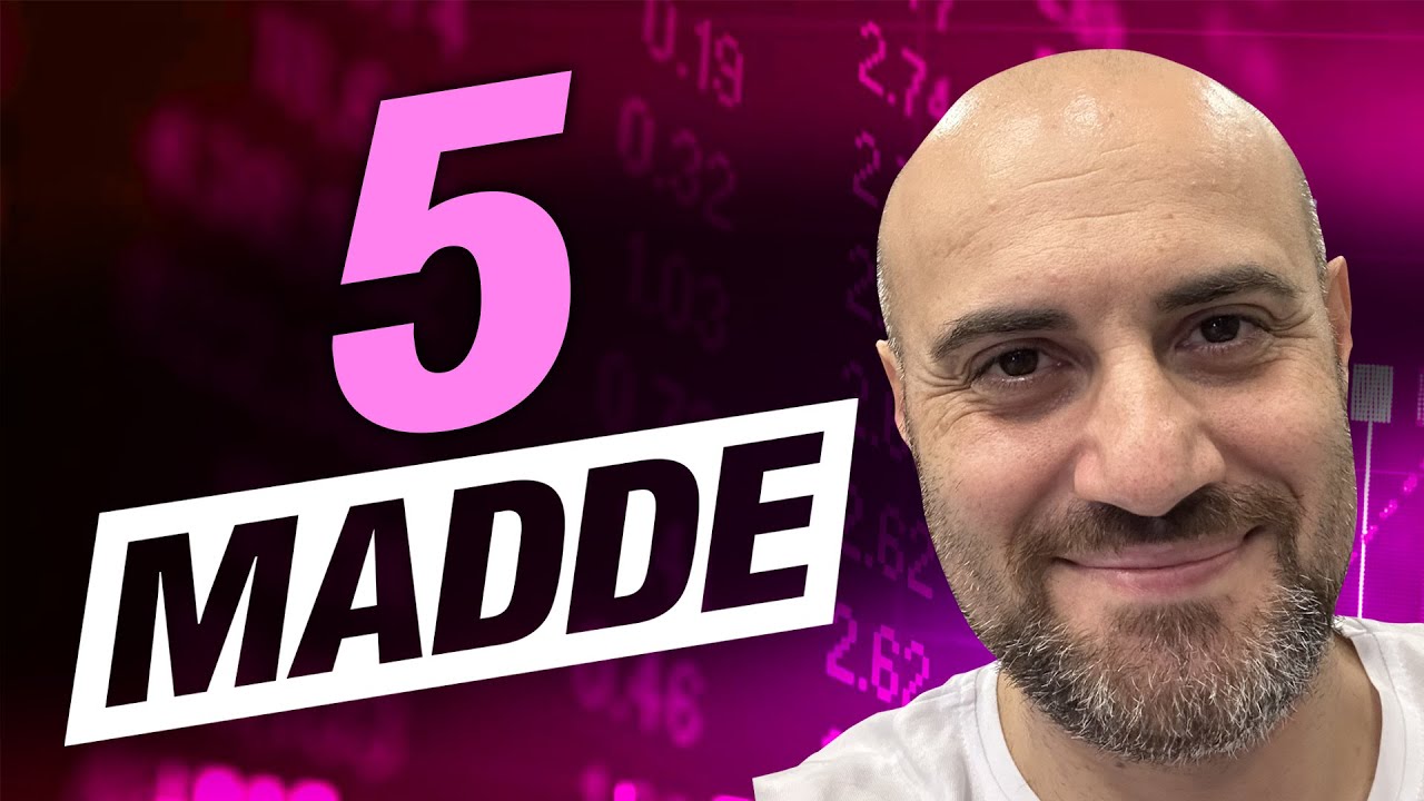 ALIM veya SATIMA GİRMEDEN ÖNCE DUVARA ASACAĞIN 5 MADDE | Teknik Analiz Eğitimi