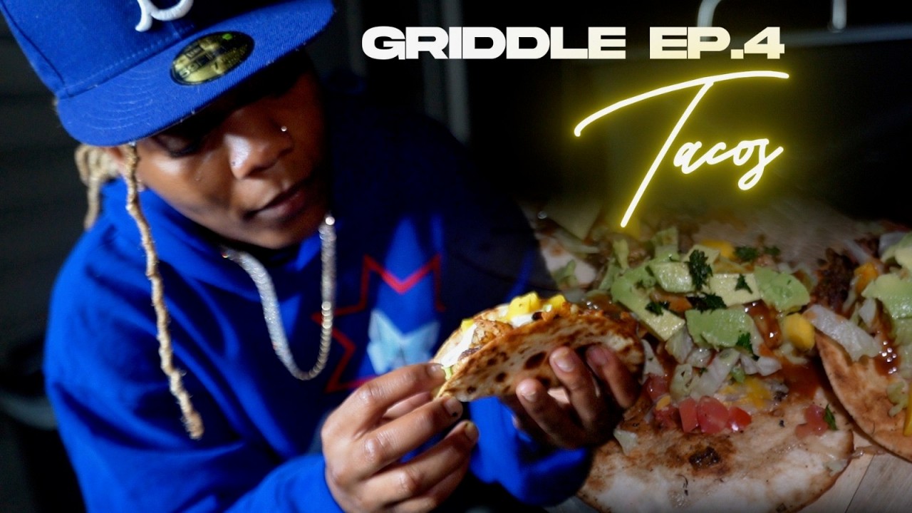 Griddle Ep 4 - I MADE TACOS FOR MY TACO 😂 on my blackstone griddle