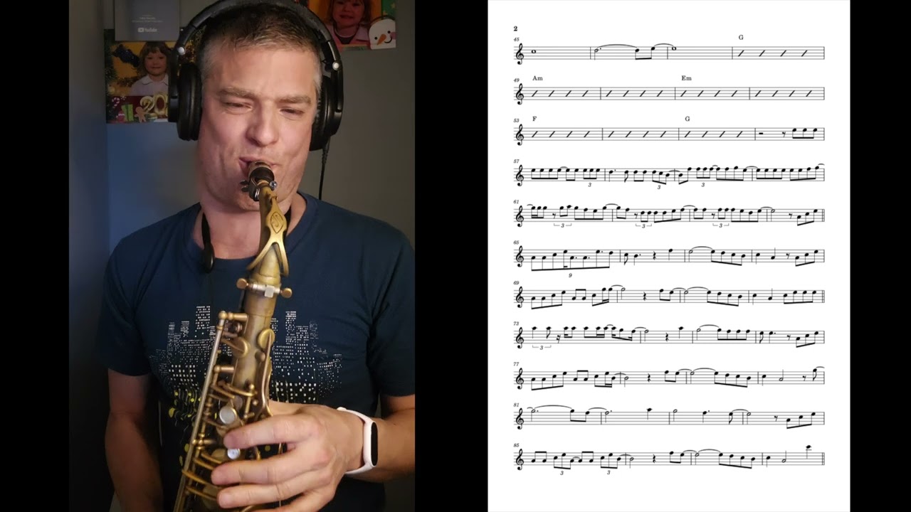 SANT'ALLEGRIA - O.Vanoni - Alto Sax RMX - Free score