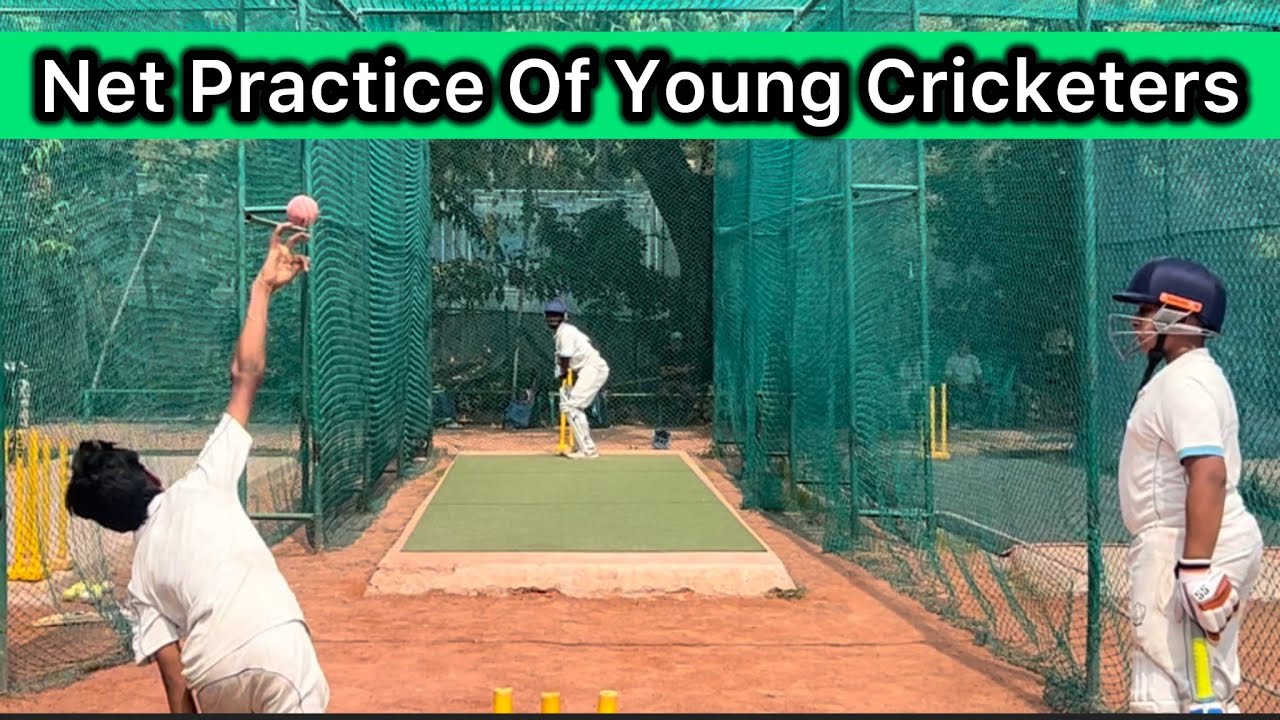 Net Practice Of Young Cricketers 🏏 