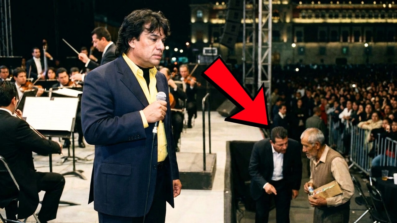 Juan Gabriel DETUVO el Show Frente a Miles Cuando Vio a un Magnate Gritándole a un Anciano Sin Hogar