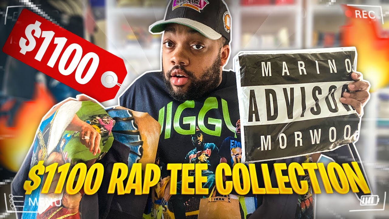 VINTAGE RAP TEE COLLECTION $1100 MARINO MORWOOD & VT STUDIOS HAUL PART 1 (THROWBACK THURSDAY WEEK 9)