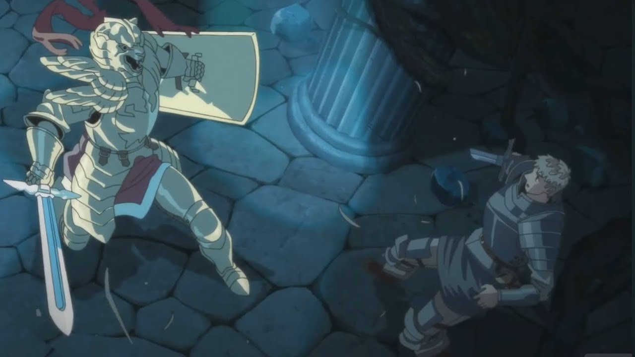 Laios vs living armor |  Delicious in Dungeon