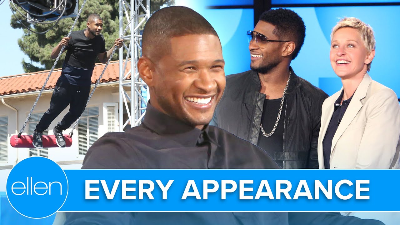 Every Time Usher Appeared on the ‘Ellen’ Show