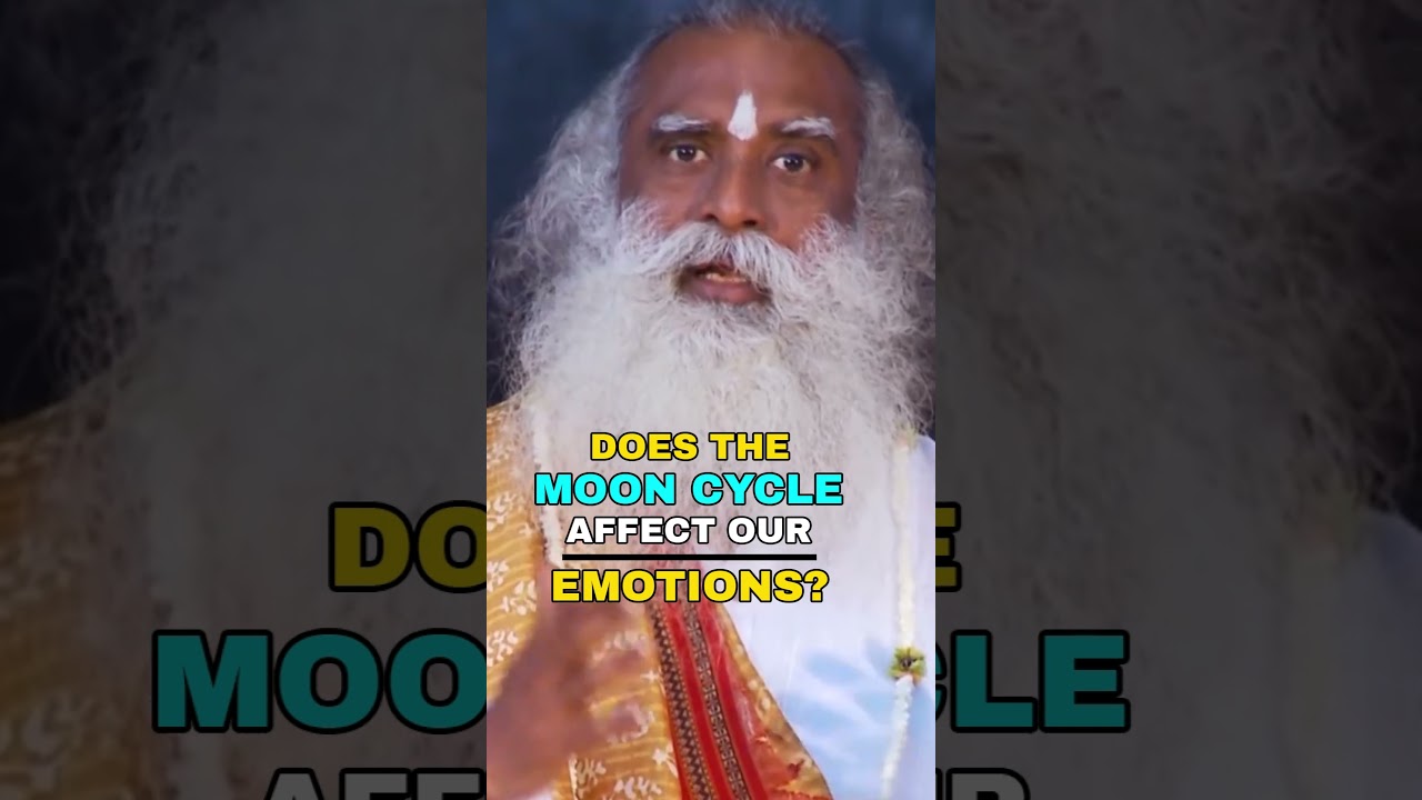 Does the MOON cycle affect our EMOTIONS? Answered by Sadhguru's latest #shorts