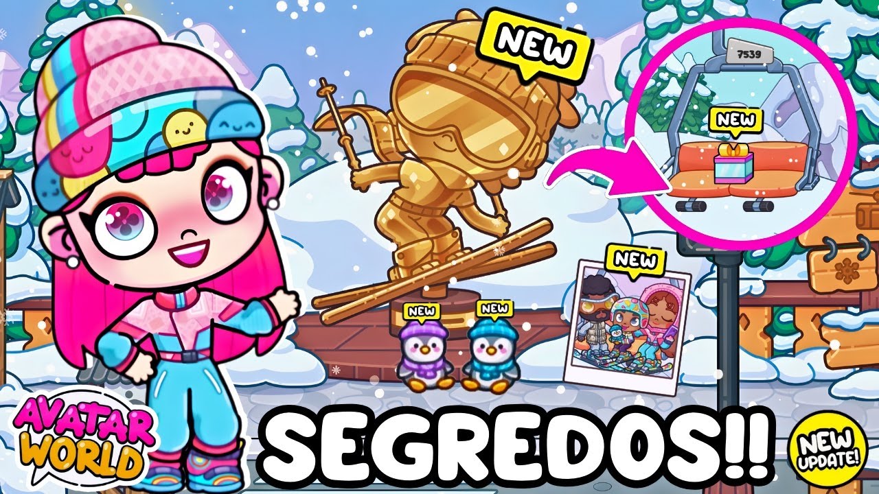 TODOS OS SEGREDOS DA NOVA ATUALIZAÇÃO DO AVATAR WORLD!!